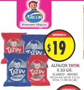 Tatin Alfajor x 33gr