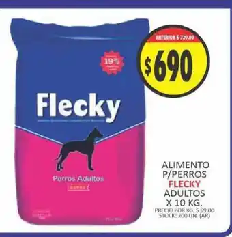 Flecky Alimento P-perros Adultos x10gr