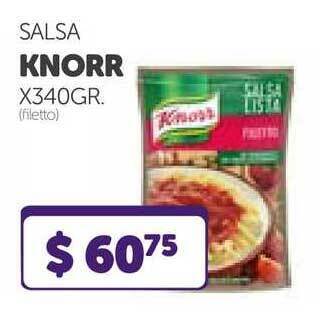 La Gallega Supermercados Knorr Salsa x 340gr oferta