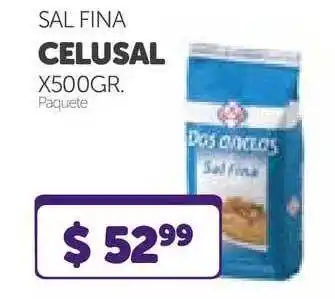 La Gallega Supermercados Celusal Sal Fina x 500gr oferta