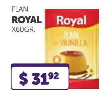 La Gallega Supermercados Royal Flan x 60gr oferta