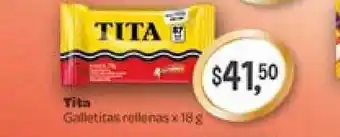 La Gallega Supermercados Tita Galletitas Rellenas 18g oferta