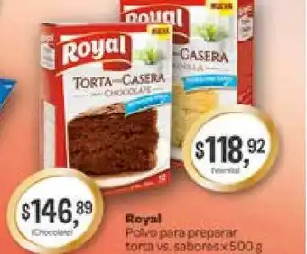 Royal Polvo Para Preparar Torta Vs. Sabores 500g