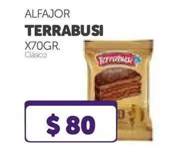 La Gallega Supermercados Terrabusi Alfajor x 70gr oferta