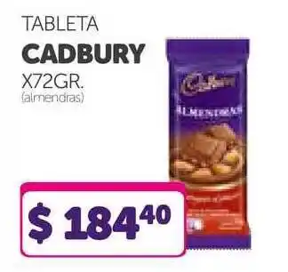 La Gallega Supermercados Cadbury Tableta 72gr oferta