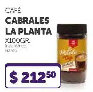 La Gallega Supermercados Cabrales La Planta Café 100gr oferta