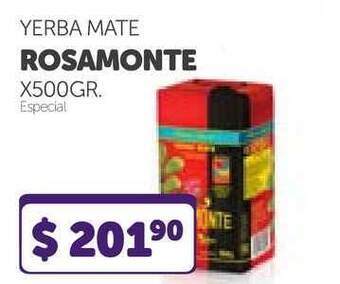 La Gallega Supermercados Rosamonte Yerba Mate x 500gr oferta