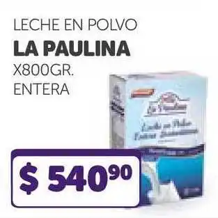 La Gallega Supermercados La Paulina Leche En Polvo x 800gr oferta