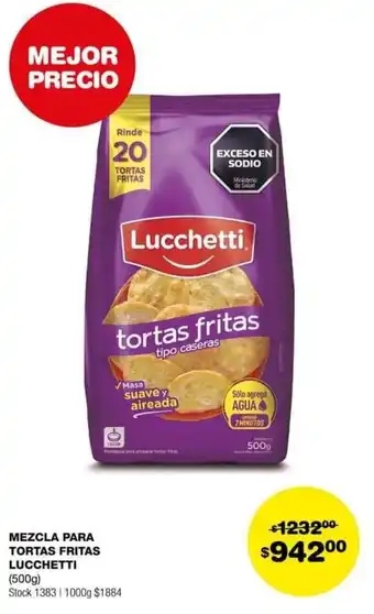 Atomo Conviene MEZCLA PARA TORTAS FRITAS LUCCHETTI 500g oferta