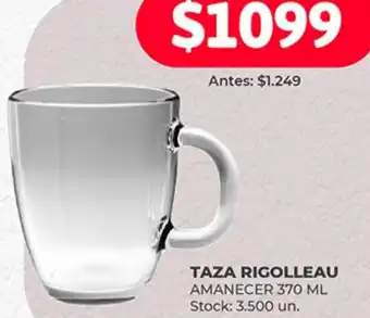 Supermercados Tadicor TAZA RIGOLLEAU AMANECER 370ML oferta