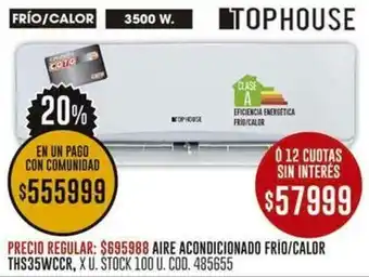 Coto AIRE ACONDICIONADO FRÍO/CALOR THS35WCCR X U oferta