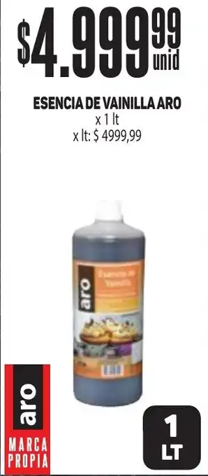 Makro ESENCIA DE VAINILLA ARO x 1lt oferta