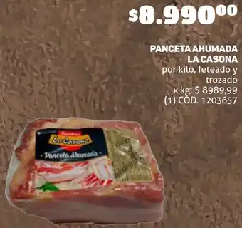 Makro PANCETA AHUMADA LA CASONA oferta