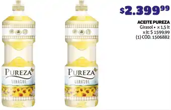 Makro ACEITE PUREZA Girasol x 1,5lt oferta
