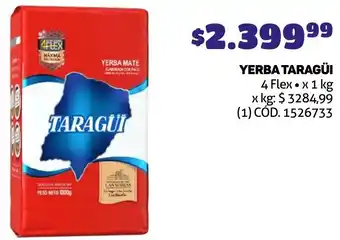 Makro YERBA TARAGÜI 4 Flex x 1kg oferta