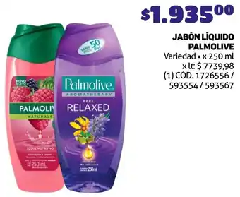 Makro JABÓN LÍQUIDO PALMOLIVE Variedad x 250ml oferta