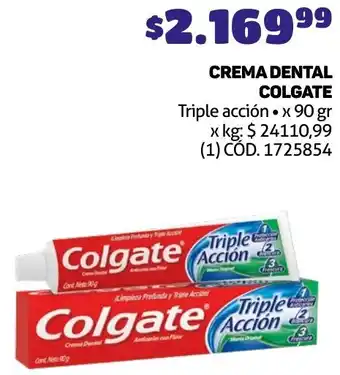 Makro CREMA DENTAL COLGATE 90gr oferta