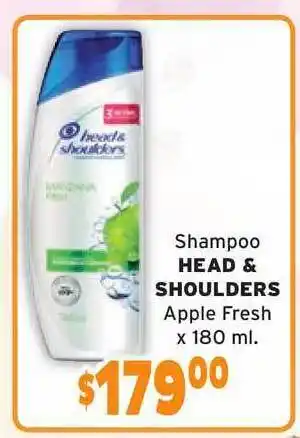 Beltrán Supermercados Head & Shoulders Apple Fresh Shampoo x 180ml oferta