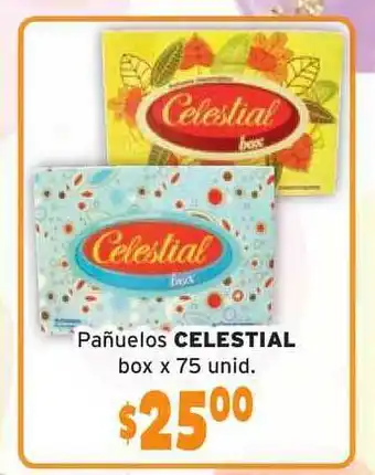 Celestial Pañuelos Box x 75 unid.