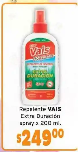 Beltrán Supermercados Vais Repelente Extra Duración Spray x 200ml oferta