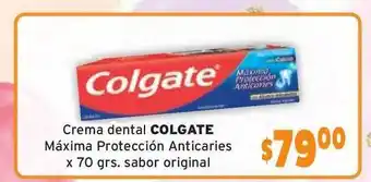 Beltrán Supermercados Colgate Máxima Protección Anticaries Crema Dental x 70grs sabor original oferta