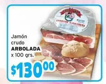 Beltrán Supermercados Arbolada Jamón Crudo x 100grs oferta