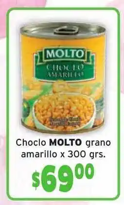 Beltrán Supermercados Molto Choclo Grano Amarillo x 300grs oferta