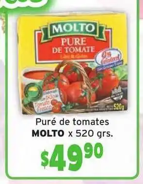 Molto Puré de Tomates x 520grs