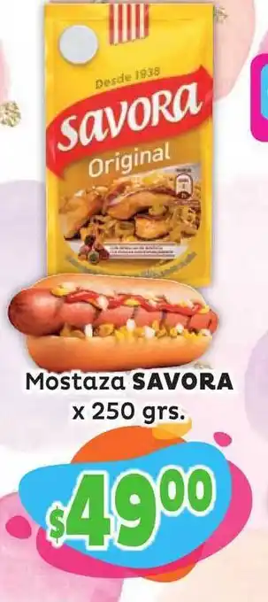 Beltrán Supermercados Savora Mostaza x 250grs oferta