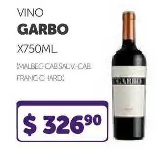 La Gallega Supermercados Garbo Vino x750ml oferta