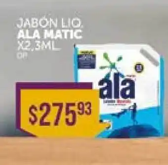La Gallega Supermercados Ala Matic Jabón Liq. x2.3ml oferta