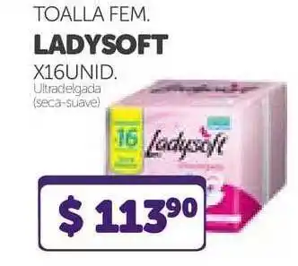 La Gallega Supermercados Ladysoft Toalla Fem. x16unid. oferta