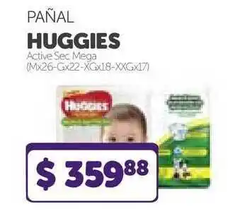La Gallega Supermercados Huggies Pañal Active Sec Mega oferta