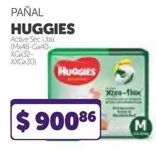 La Gallega Supermercados Huggies Pañal Active Sec Ultra oferta