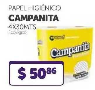 La Gallega Supermercados Campanita Papel Higiénico 4x30mts oferta