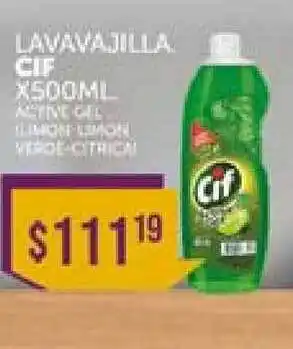 La Gallega Supermercados Cif Lavavajilla x500ml oferta