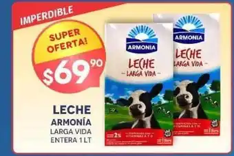 Yaguane Supermercados Armonía Leche Larga Vida Entera 1 Lt oferta