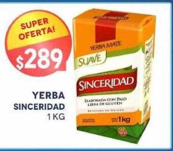 Yaguane Supermercados Yerba Sinceridad 1kg oferta