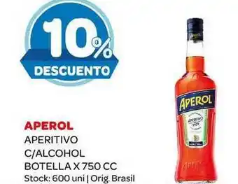 Carrefour Maxi Aperol Aperitivo C/alcohol Botella x 750cc oferta