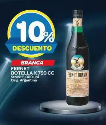 Carrefour Maxi Fernet Branca Botella x 750cc oferta