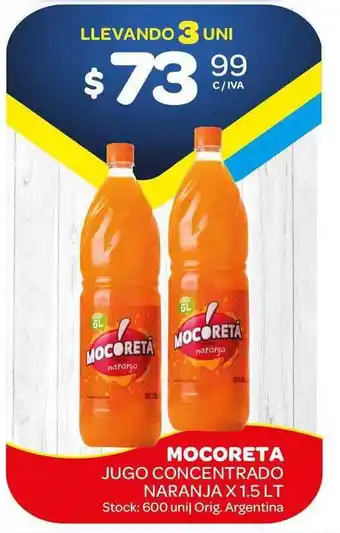 Carrefour Maxi Mocoreta Jugo Concentrado Naranja x 1.5Lt oferta
