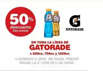 Atomo Conviene Gatorade x 500cc, 750cc y 1250cc oferta