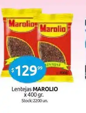 Cordiez Marolio Lentejas x 400gr. oferta
