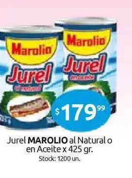 Cordiez Marolio Jurel al Natural O en Aceite x 425gr oferta