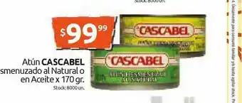 Cordiez Cascabel Atún Smenuzado al Natural O en Aceite x 170gr oferta
