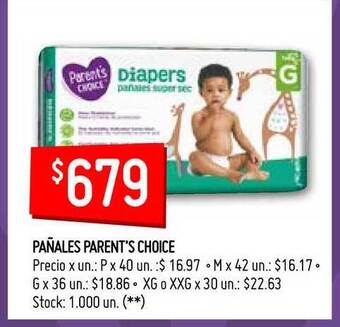 Changomas Parent's Choice Pañales oferta