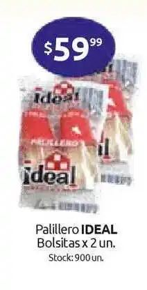 Cordiez Ideal Palillero Bolsitas x 2 un. oferta