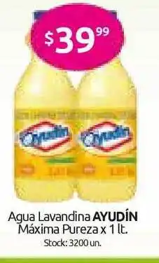 Cordiez Ayudín Agua Lavandina Máxima Pureza x 1 lt. oferta