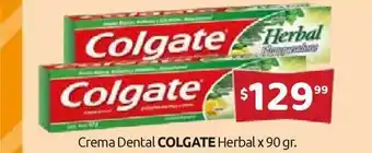 Cordiez Colgate Crema Dental Herbal x 90gr oferta