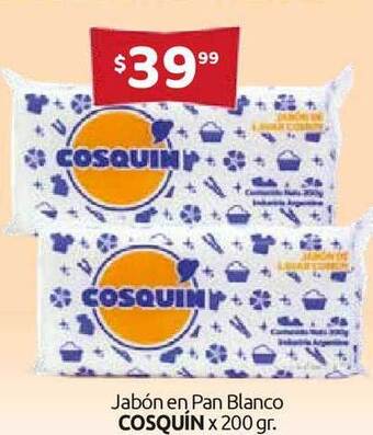 Cordiez Cosquín Jabón en Pan Blanco x 200gr oferta